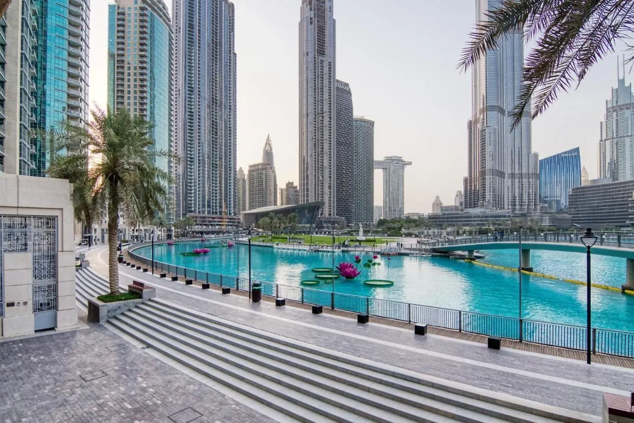 Manzil - Lavish Duplex 3Br In Downtown With Dubai Fountain And Burj Khalifa Views Villa 0*,
